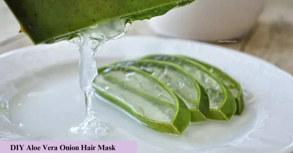 How to Make Aloe Vera and Onion Hair Mask- Fixpire