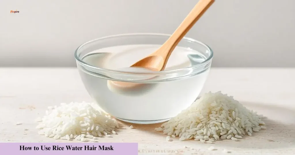 How to Make Rice Water Hair Mask- Fixpire