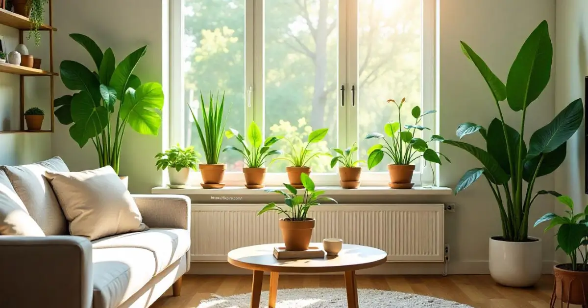 Choose Low Maintenance Air Purifying Indoor Plants - Fixpire
