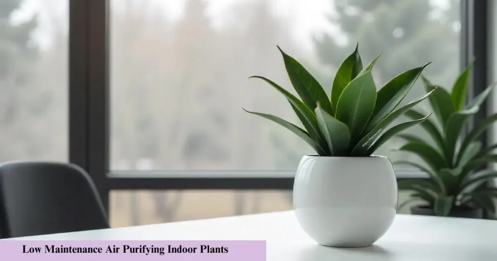 Choose Low Maintenance Air Purifying Indoor Plants - Fixpire