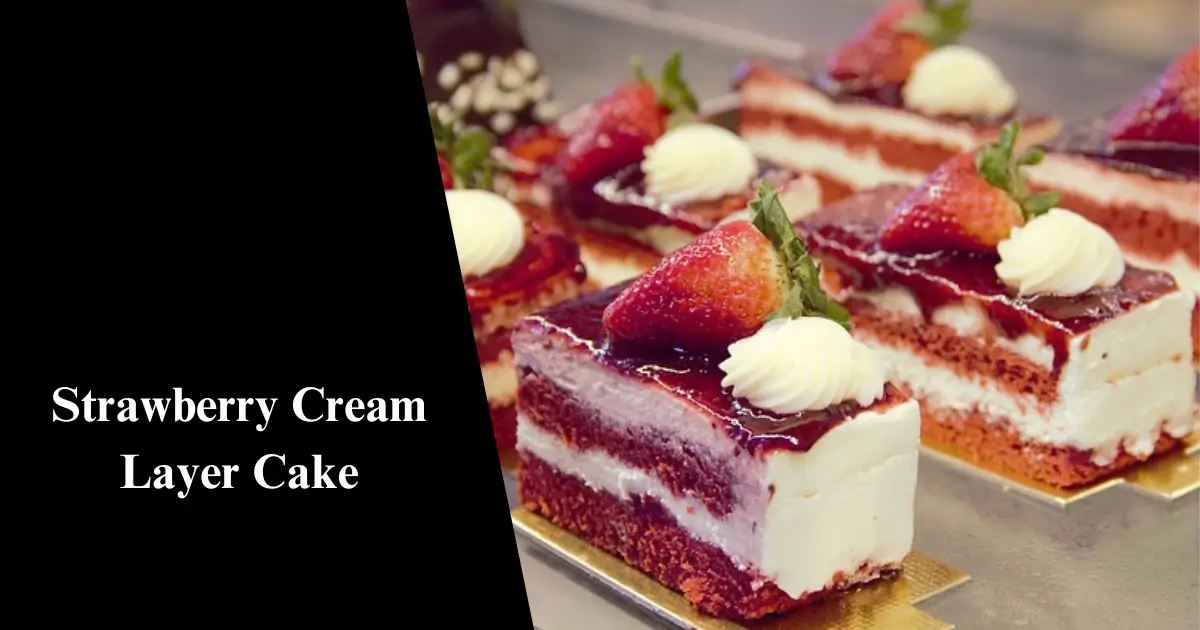 Fluffy Strawberry Cream Layer Cake at Home with Berries - Fixpire