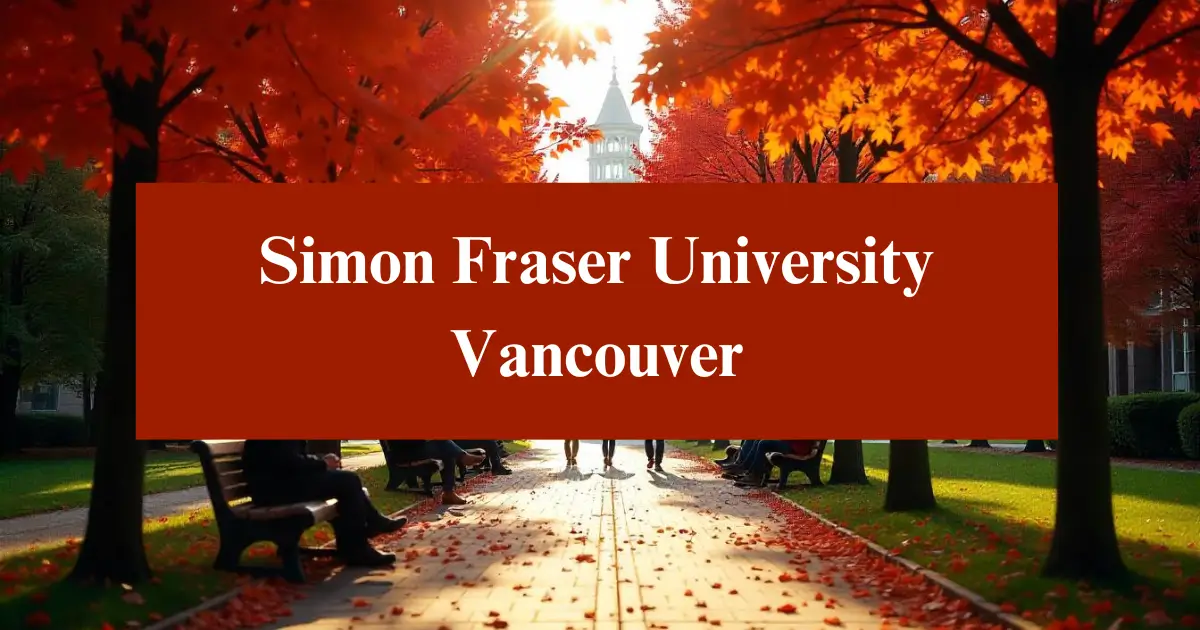 How to Apply to Simon Fraser University Vancouver - Fixpire