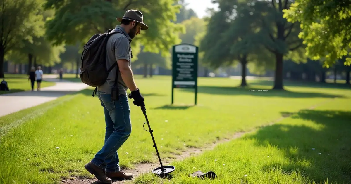 How to Metal Detect in Parks and Public Areas Legally - Fixpire