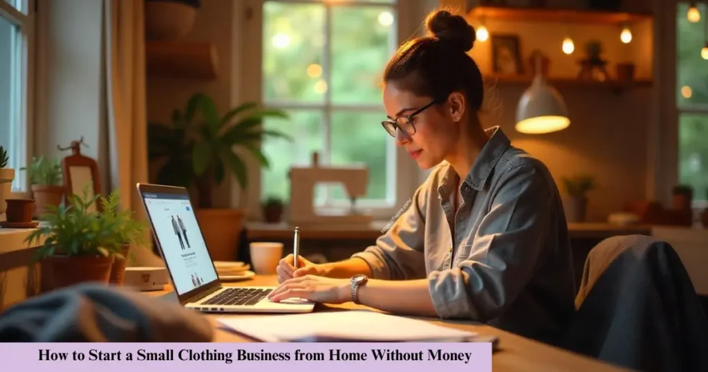 How to Start a Small Clothing Business from Home - Fixpire