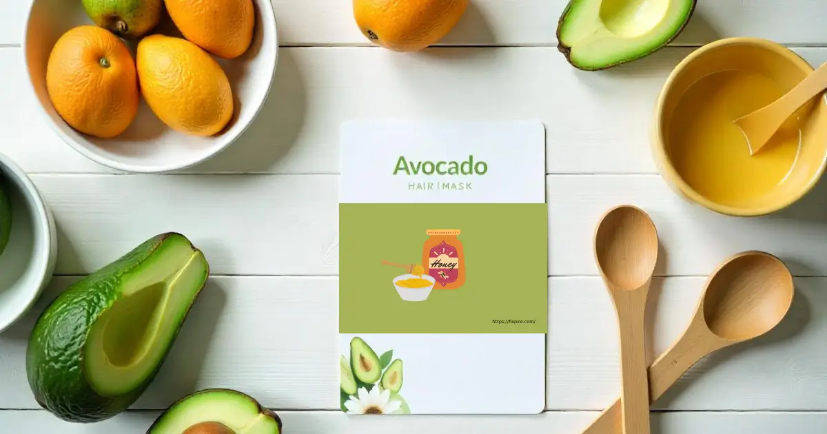Avocado and Honey Hair Mask for Deep Conditioning - Fixpire
