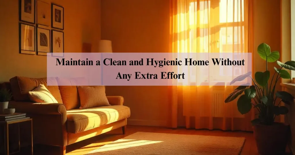 How to Maintain a Clean and Hygienic Home - Fixpire