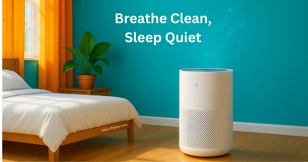 Best Air Purifier for Home with Low Noise - Fixpire