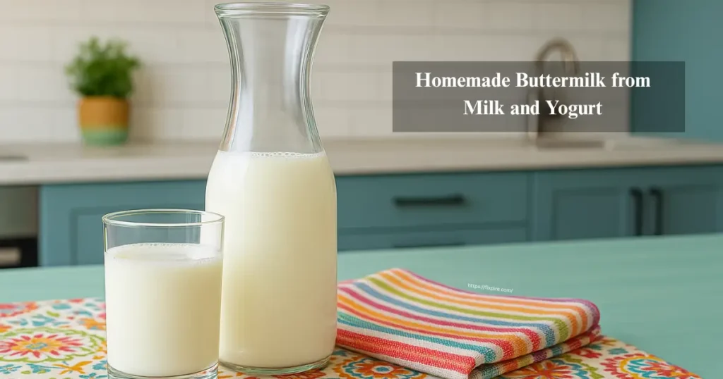 How to Make Buttermilk from Milk and Yogurt - Fixpire