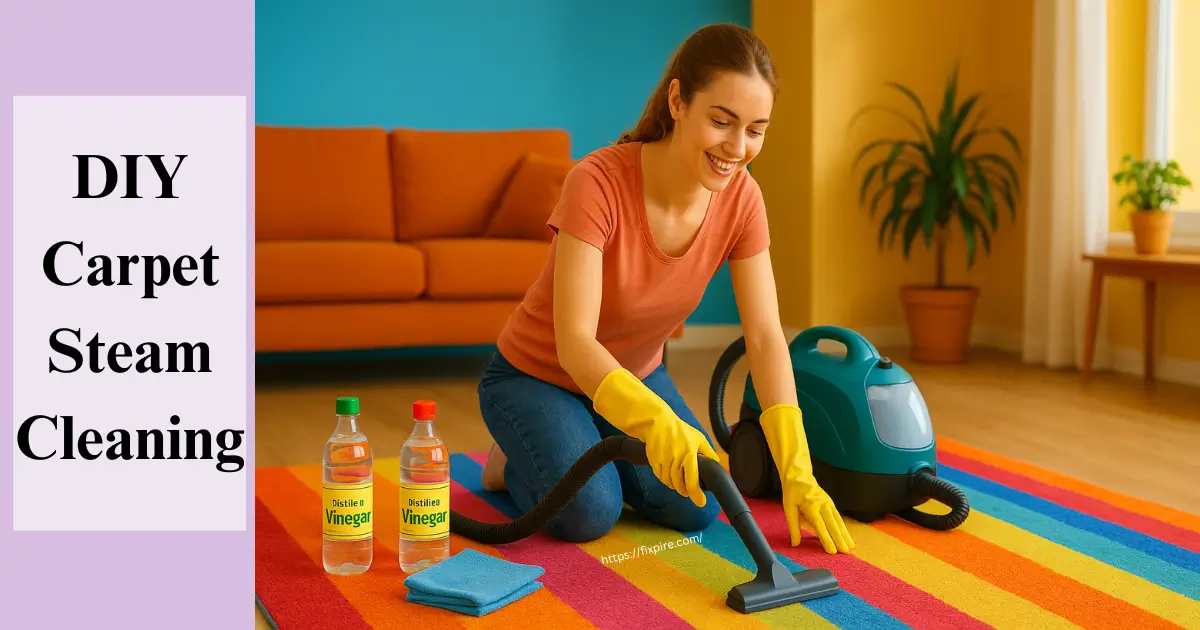 How to Save Money with DIY Carpet Steam Cleaning - Fixpire
