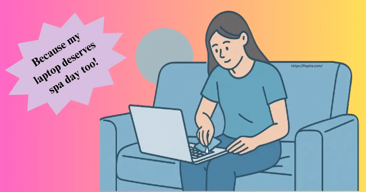 How to Clean a Laptop Keyboard Safely at Home - Fixpire